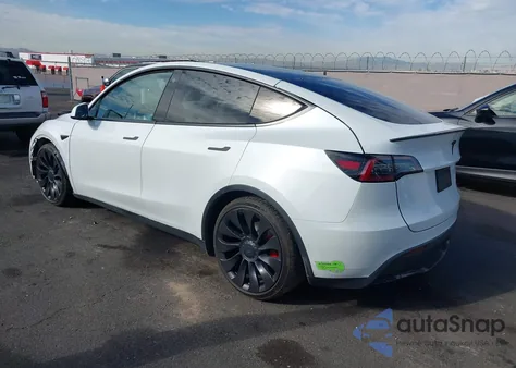 2022 Tesla Model Y Performance Dual Motor All-Wheel Drive from USA, damaged, VIN 7SAYGDEF7NF398189